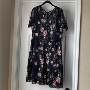 Gorgeous embroidered dress with sheer details